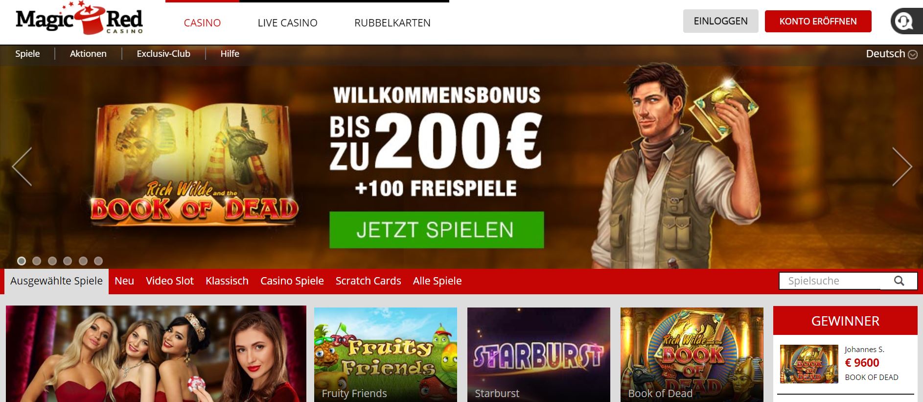 Magic Red Casino Vorschau