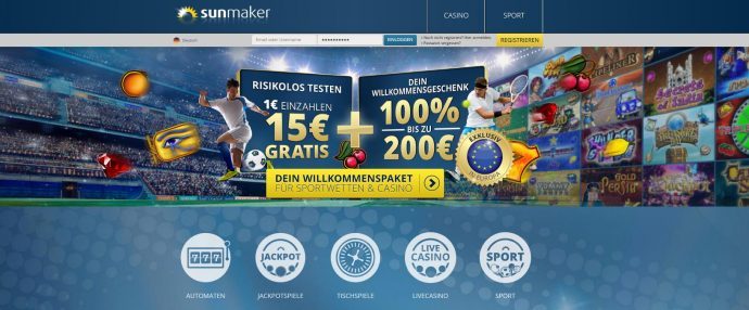 Sunmaker Casino Bonus