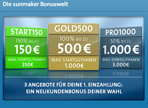 sunmaker bonus